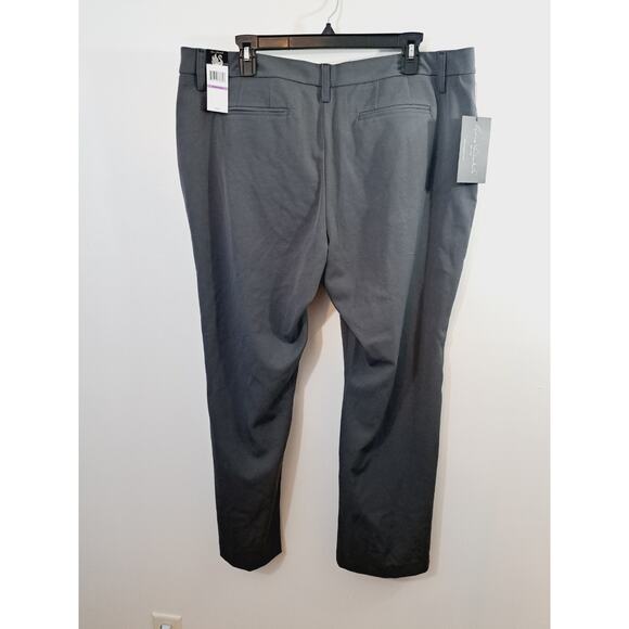 Gloria Vanderbilt New! Women's Gray Stretch Dress Pants In Size 18 Short - Picture 2 of 8